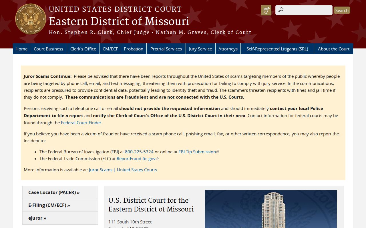 Atlanta court docket research keeps federal locations separate from Case.net hearing search